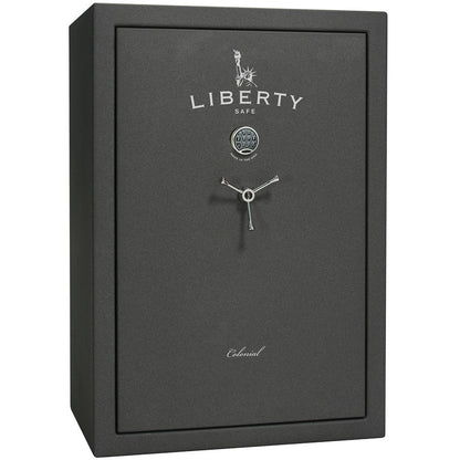 Liberty Colonial 35 Safe in Textured Granite with Chrome Electronic Lock.
