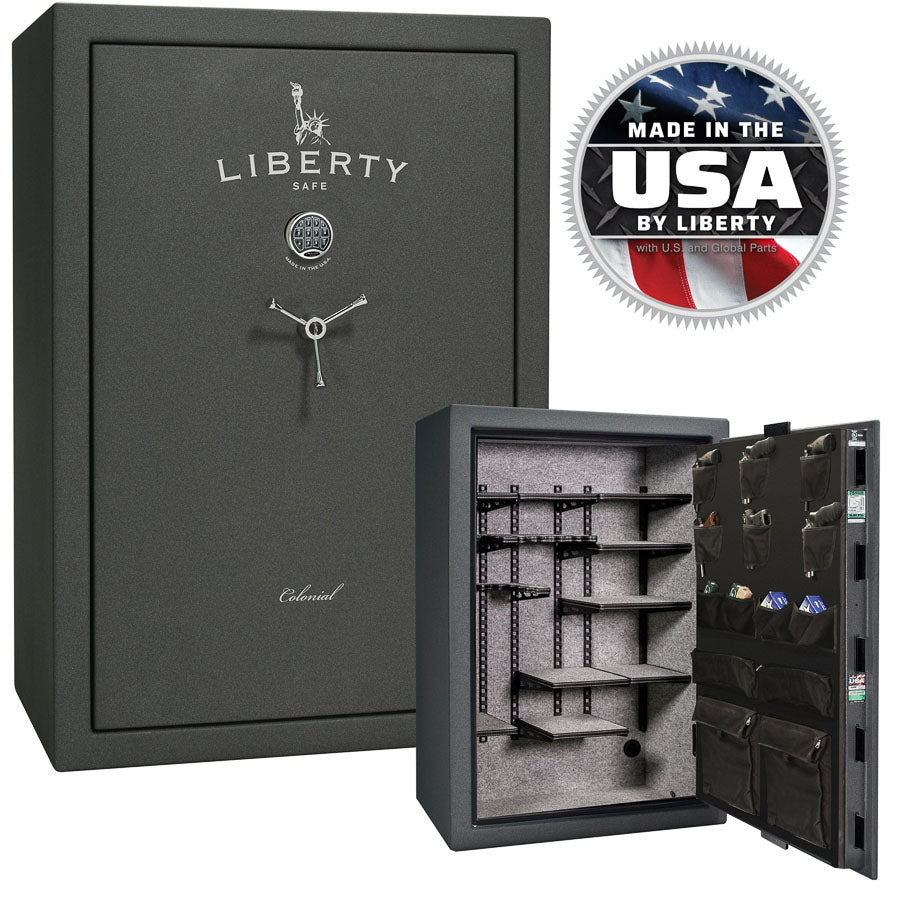 Liberty Colonial 35 Safe in Textured Granite, Pro Flex Interior.