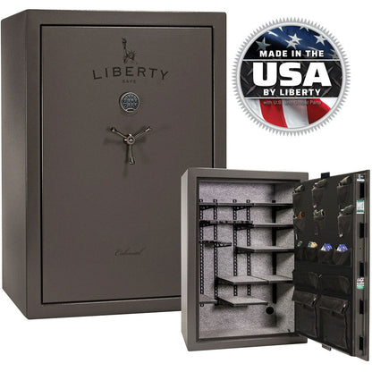 Liberty Colonial 35 Safe in Gray Marble, Pro Flex Interior.
