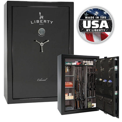Liberty Colonial 35 Safe in Black Gloss.