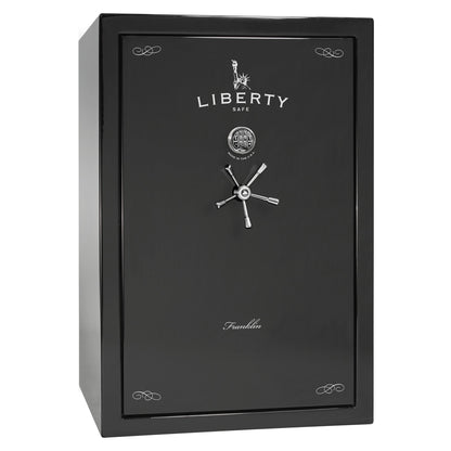 Liberty Safe Franklin 45 Widebody in Black Gloss — exterior view.