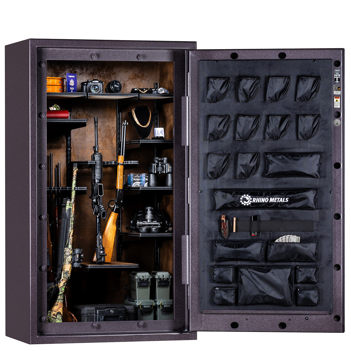 Rhino LX7241 in Textured Cherrystone Finish, interior configuration 1